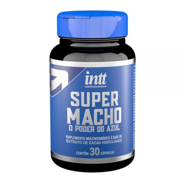 SUPER MACHO 30 CÁPSULAS SUPLEMENTO ALIMENTAR - INTT