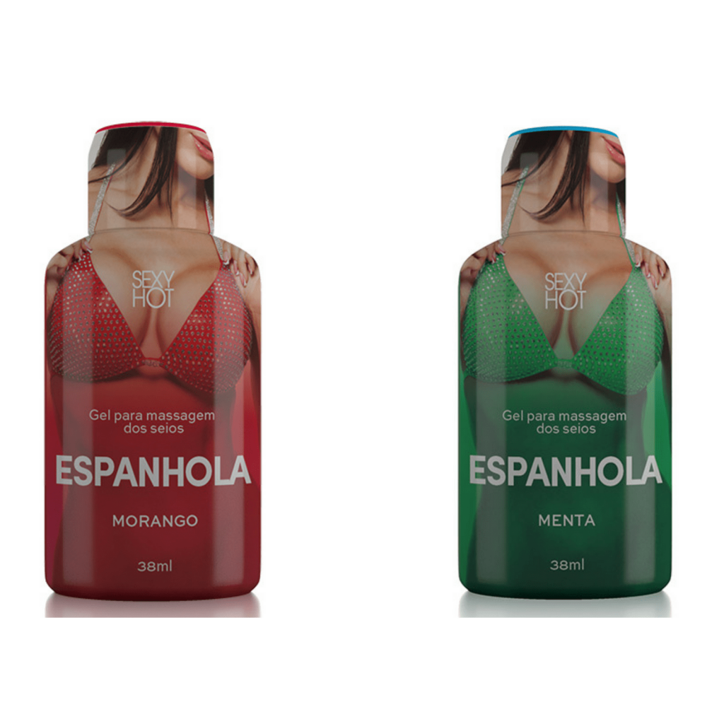 ESPANHOLA GEL DE MASSAGEM BEIJAVEL PARA SEIOS - SEXY HOT