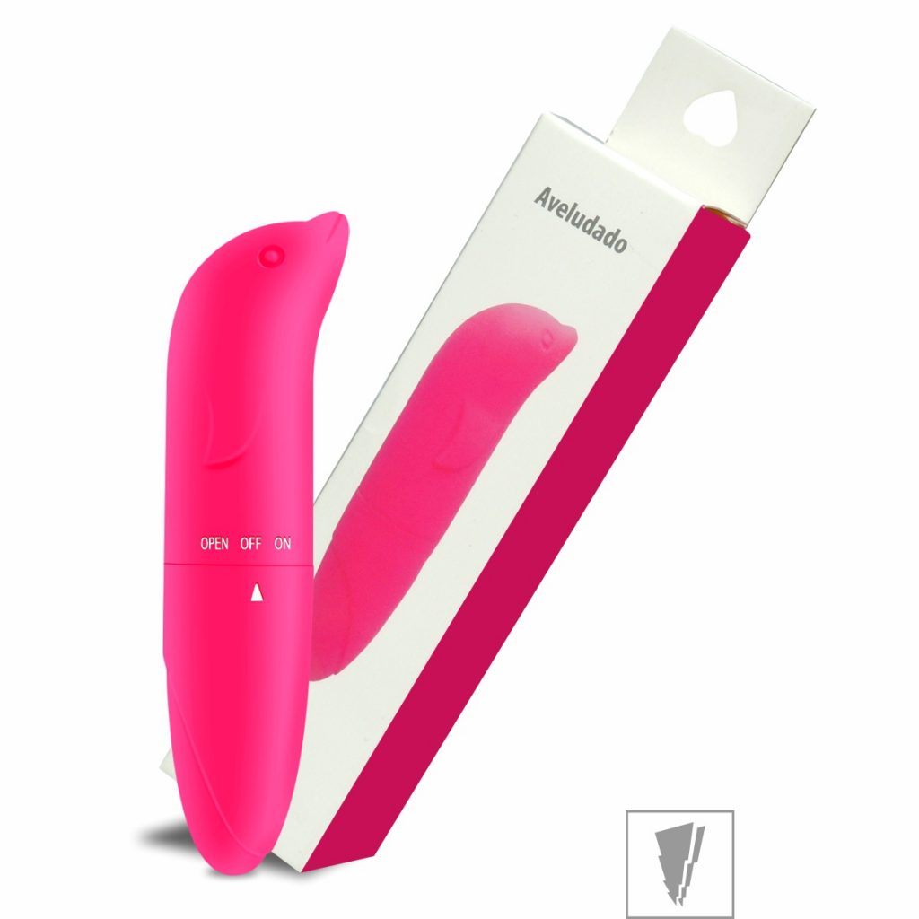 VIBRADOR PONTO G AVELUDADO GOLFINHO (6178) - MAGENTA