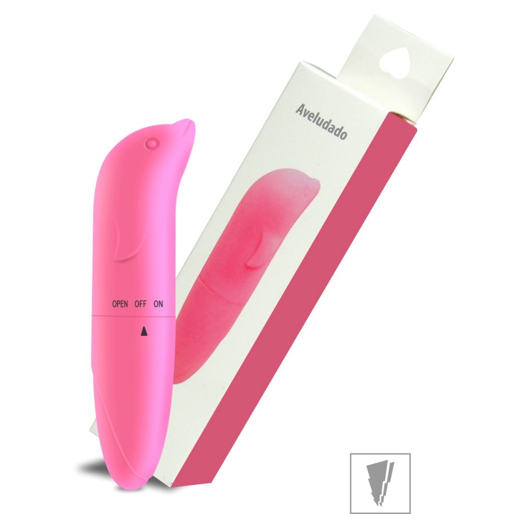 VIBRADOR PONTO G AVELUDADO GOLFINHO (6178) - ROSA