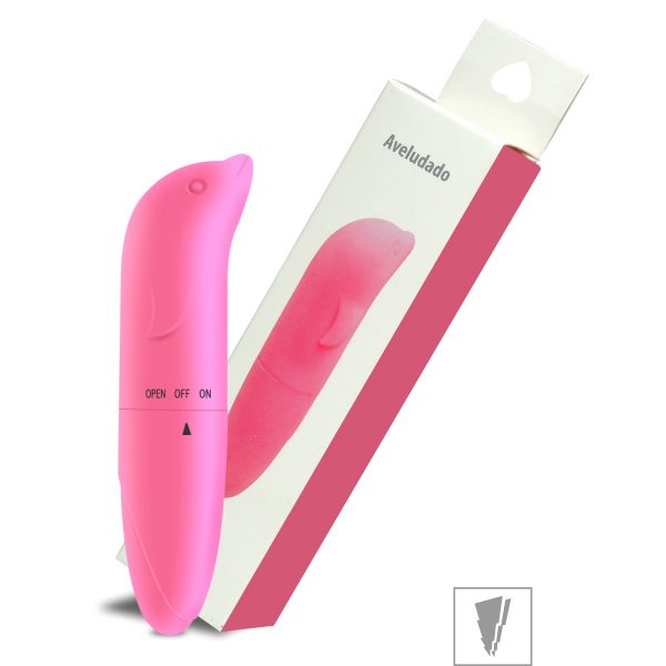 VIBRADOR PONTO G AVELUDADO GOLFINHO (6178) - ROSA