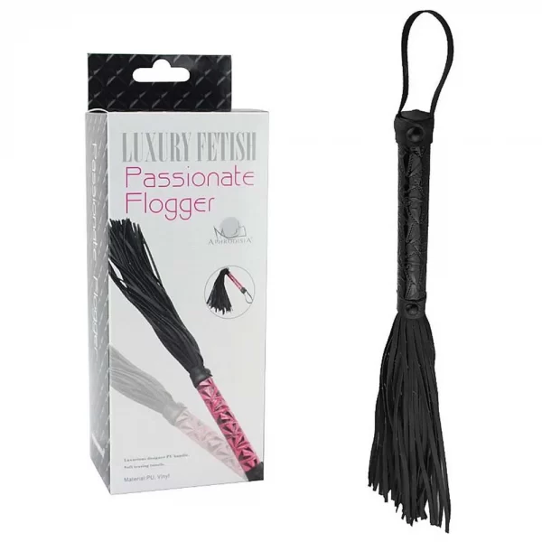 Chicote LUXURY FETISH PASSIONATE FLOGGER preto