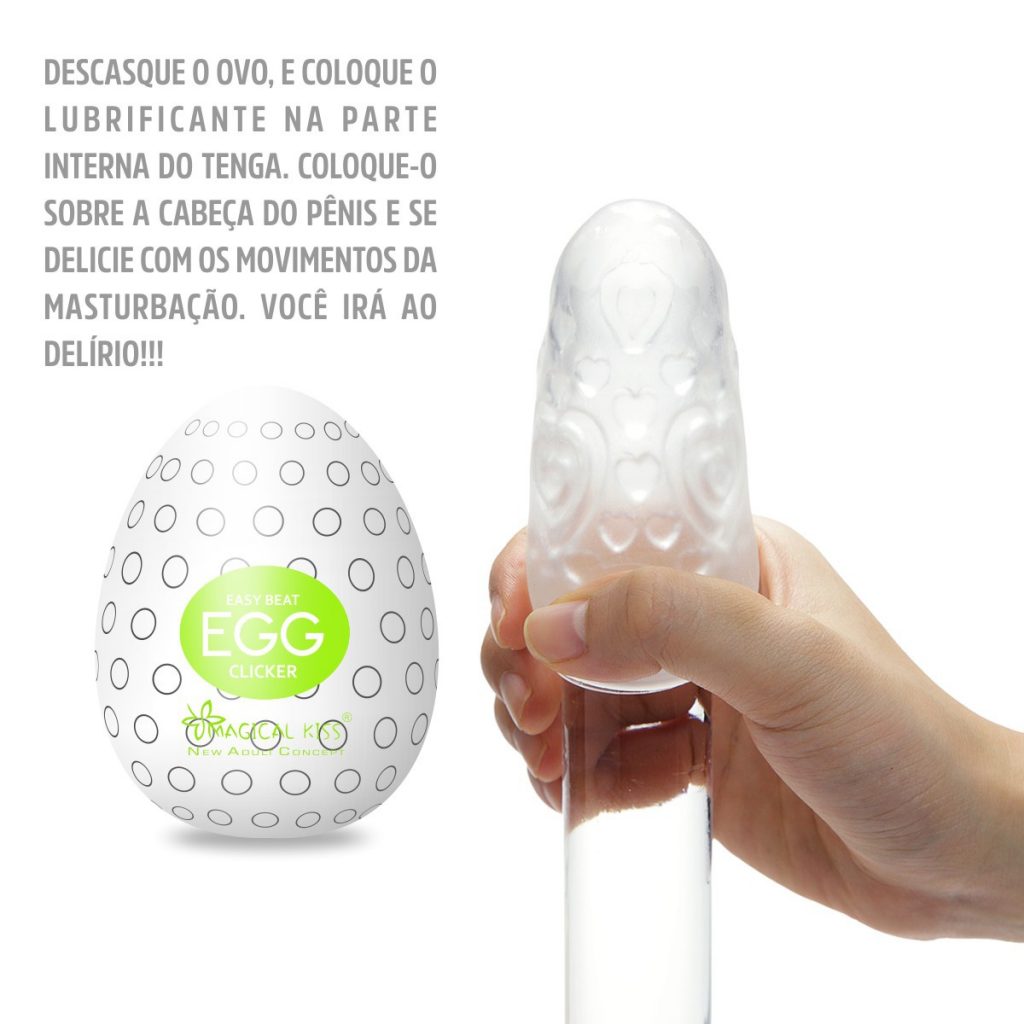 EGG CLICKER MASTURBADOR MASCULINO MAGICAL KISS