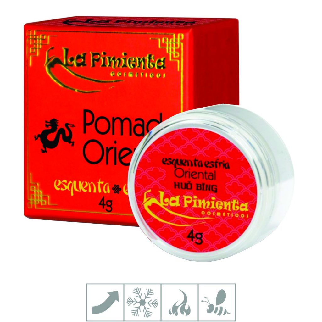 POMADA ORIENTAL ESQUENTA E ESFRIA 4G - LA PIMENTA