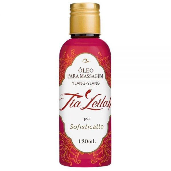 TIA LEILAH ÓLEO PARA MASSAGEM YLANG YLANG 120 ML - SOFISTICATTO