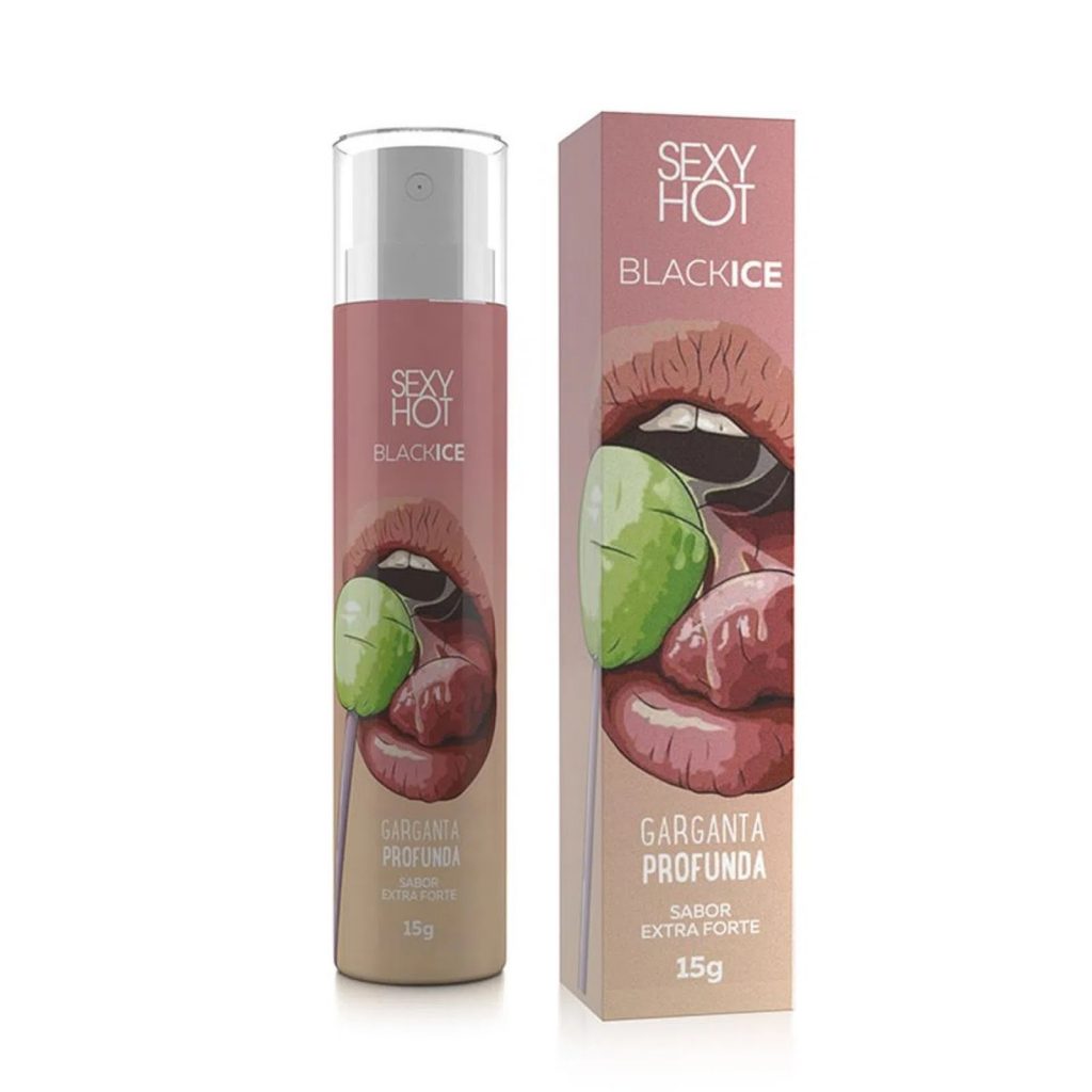 BLACK ICE GARGANTA PROFUNDA EXTRA FORTE 15G - SEXY HOT