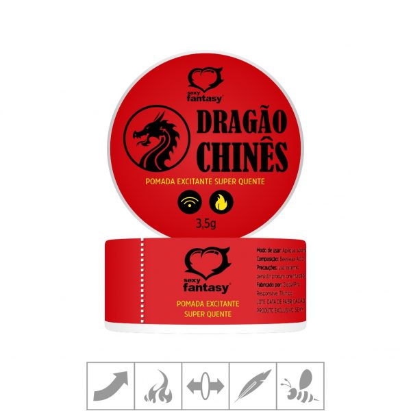 DRAGÃO CHINÊS POMADA SUPER QUENTE 7,5G - SEXY FANTASY