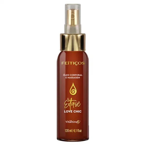 ÊXTASE LOVE CHIC ÓLEO P/ MASSAGEM 120 ML - FEITIÇOS