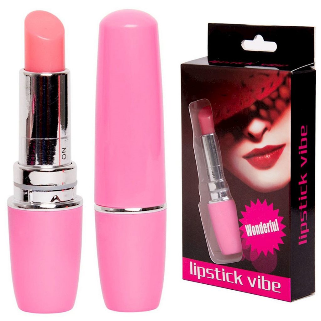 VIBRADOR BATOM ROSA LIPISTICK VIBE