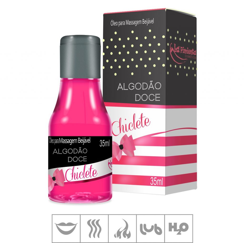 ALGODÃO DOCE CHICLETE ÓLEO BEIJÁVEL HOT (L044) 35 ML - LA PIMENTA