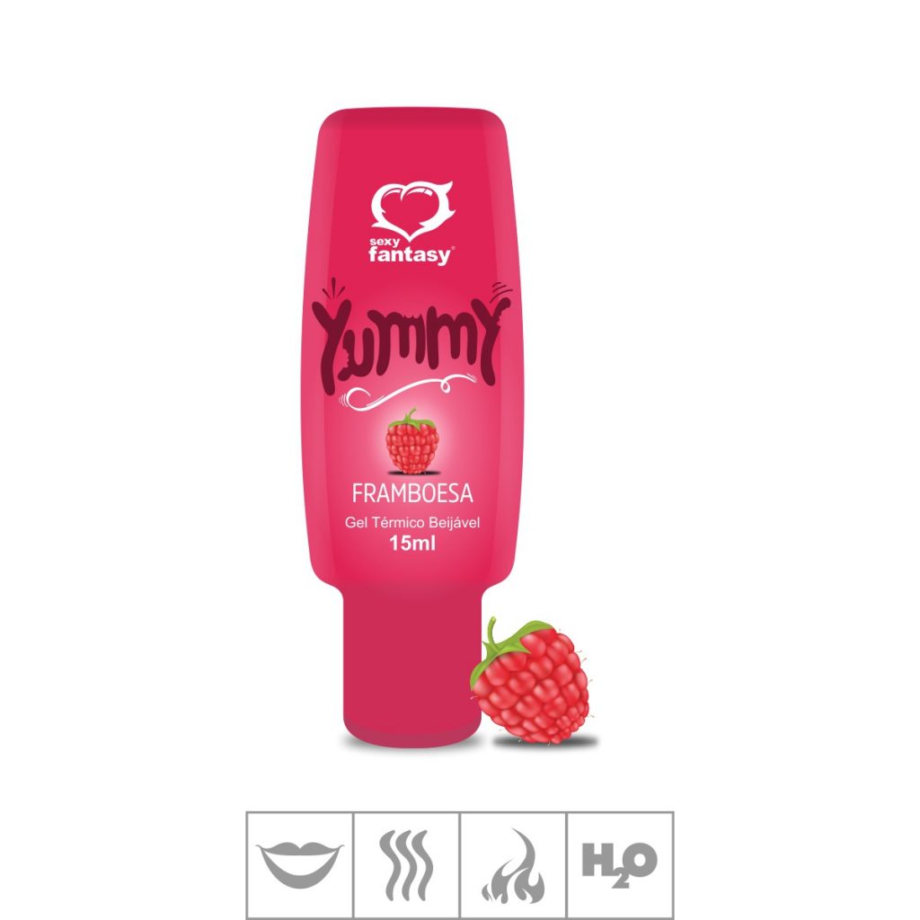 YUMMY FRAMBOESA GEL COMESTÍVEL TERMICO 15ML – SEXY FANTASY