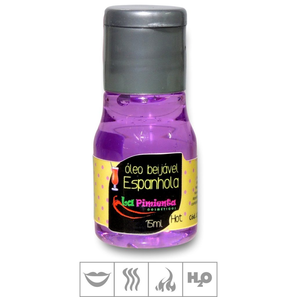 ÓLEO BEIJÁVEL HOT ESPANHOLA  15 ML - LA PIMENTA