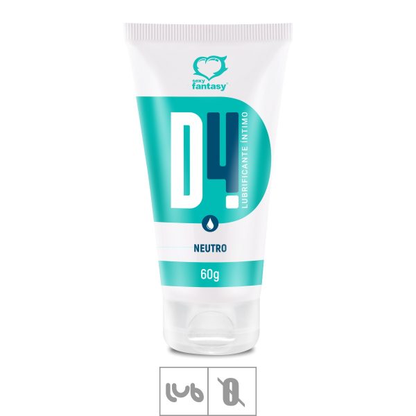 D4 NEUTRO LUBRIFICANTE ÍNTIMO 60G - SEXY FANTASY