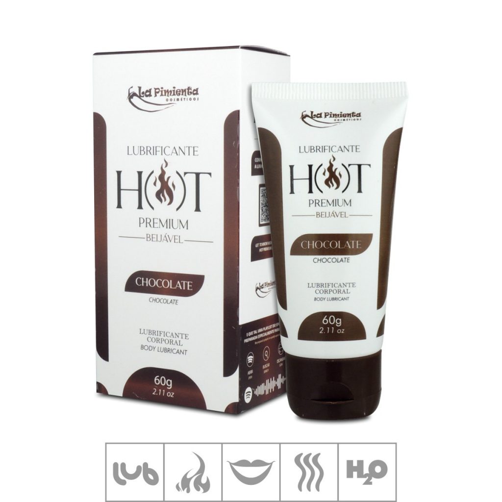 LUBRIFICANTE HOT PREMIUM CHOCOLATE 60G - LA PIMENTA