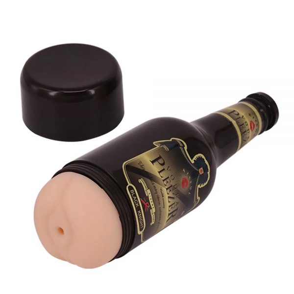 PLEEZER MASTURBADOR MASCULINO GARRAFA EM FORMATO DE ANUS COM TEXTURA 3R IMPORT