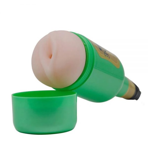 BLONDE MASTURBADOR MASCULINO GARRAFA EM FORMATO DE VAGINA COM TEXTURA 3R IMPORT