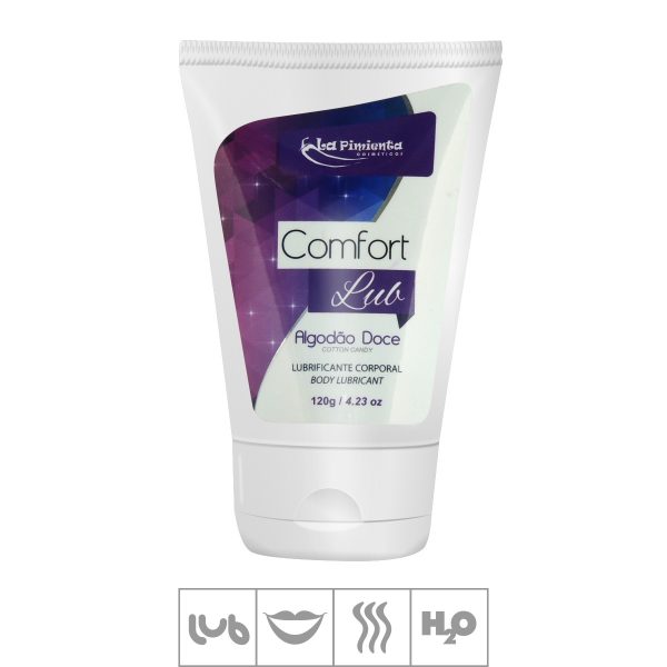 COMFORT LUB ALGODÃO DOCE LUBRIFICANTE BEIJÁVEL 120G (L900) - LA PIMENTA