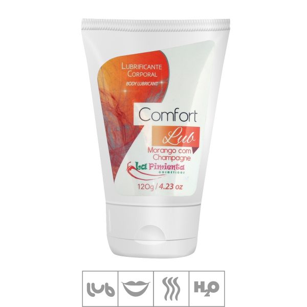 COMFORT LUB MORANGO COM CHAMPAGNE 120G (L902) - LA PIMENTA