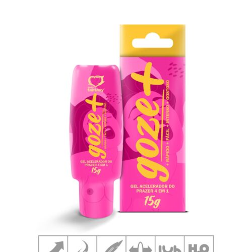 GOZE + GEL FACILITADOR DO PRAZER 15G - SEXY FANTASY
