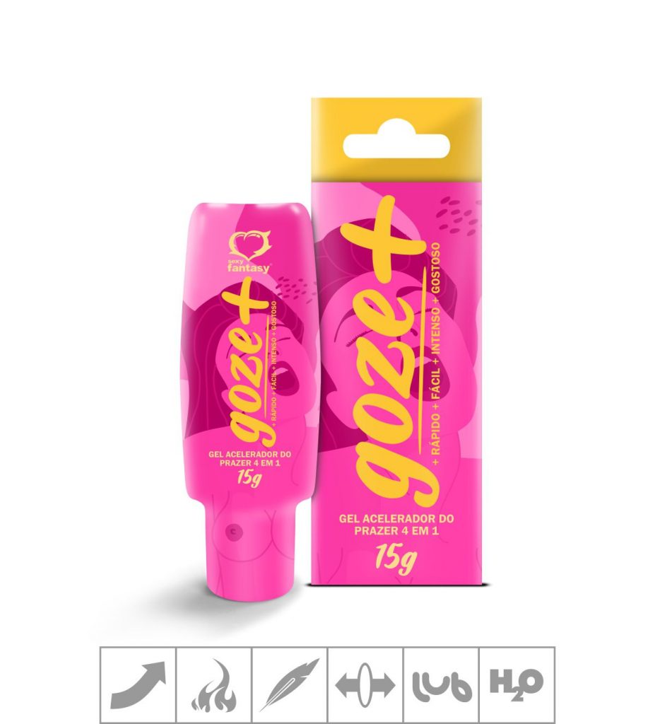 GOZE + GEL FACILITADOR DO PRAZER 15G - SEXY FANTASY