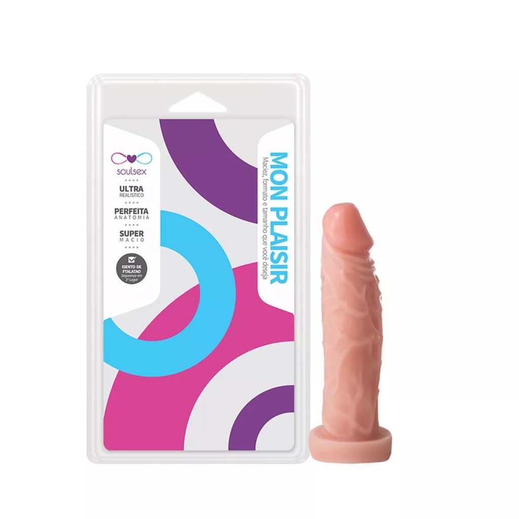PRÓTESE MON PLAISIR 13,5X3,3 CM SEM VIBRO (SS006) - SOULSEX