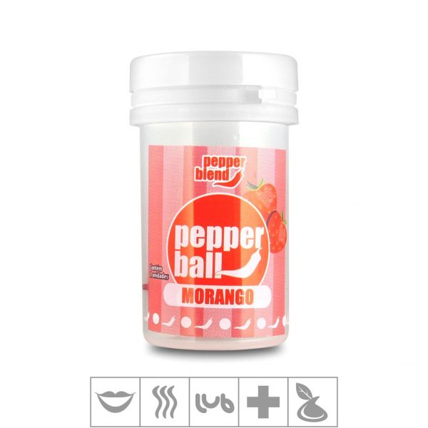 BOLINHAS BEIJÁVEIS PEPPER BALL MORANGO (PB112) - PEPPER BLEND