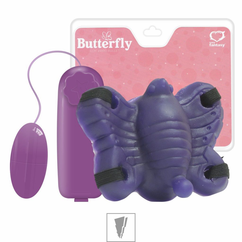 BUTTERFLY COM VIBRO BULLET ROXO (PC034) - SEXY FANTASY