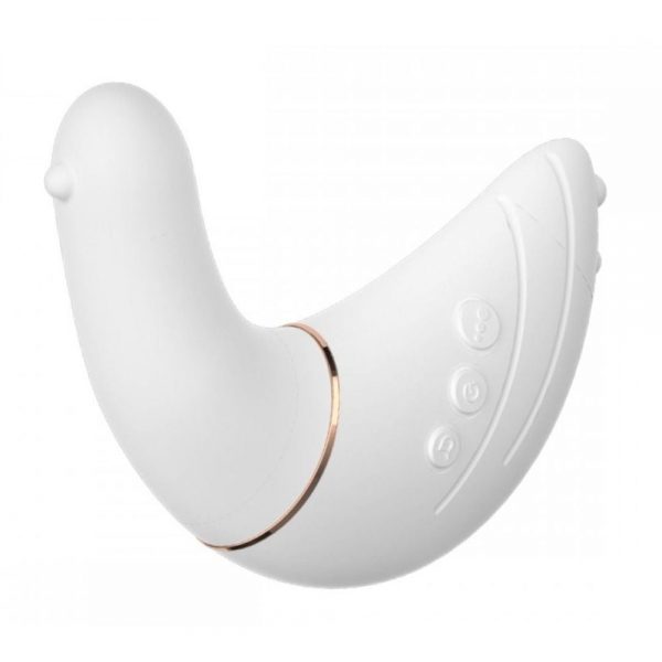 VIBRADOR PONTO G PEACE DOVE WARNING RECARREGÁVEL COR BRANCO - WE LOVE