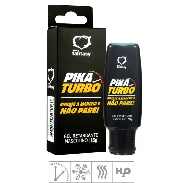 PIKA TURBO GEL RETARDANTE MASCULINO 15G - SEXY FANTASY
