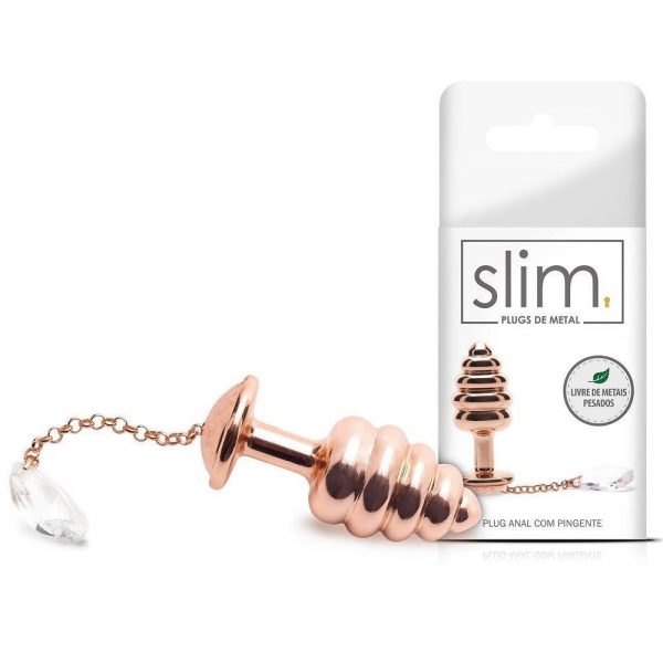 PLUG ANAL COM PINGENTE (MT043) SLIM - SEXY FANTASY