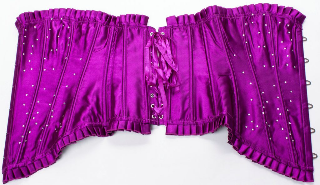 CORSELET ROXO PARIS STRASS TAM GG (CS022) - IMPORTADO