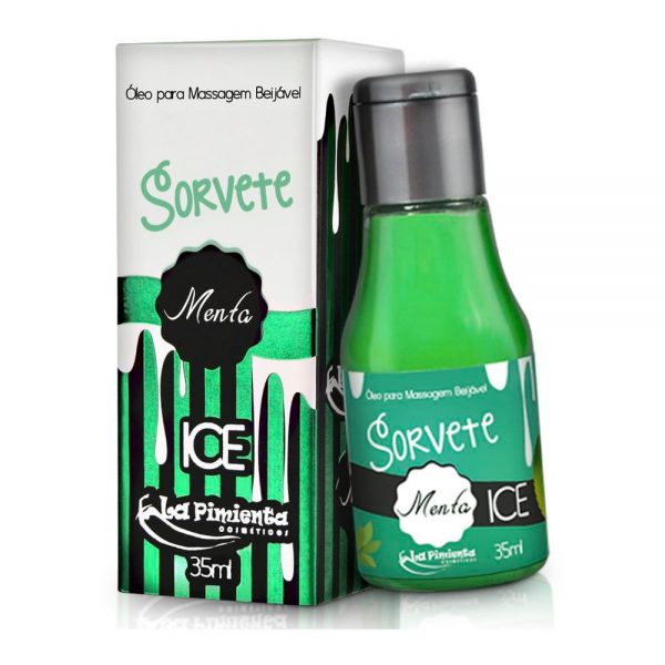 SORVETE MENTA ICE ÓLEO BEIJÁVEL 35ML  (L301) - LA PIMENTA