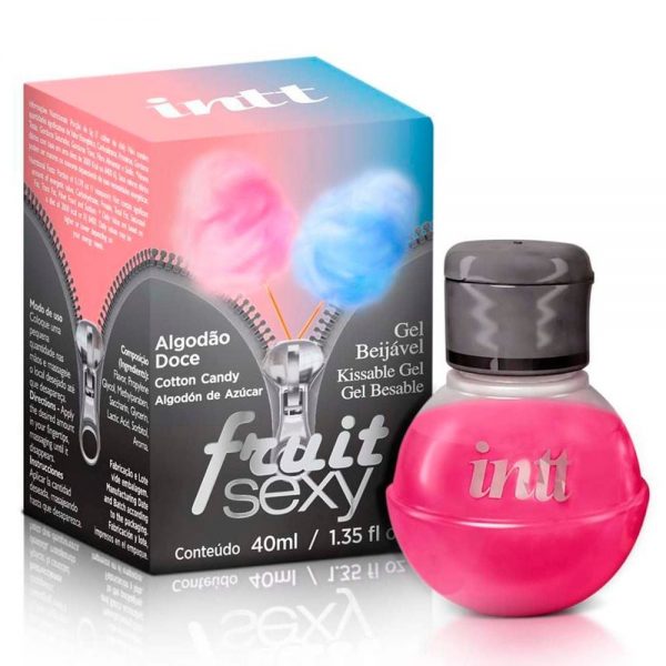 FRUIT SEXY GEL ALGODÃO DOCE 40ML - INTT
