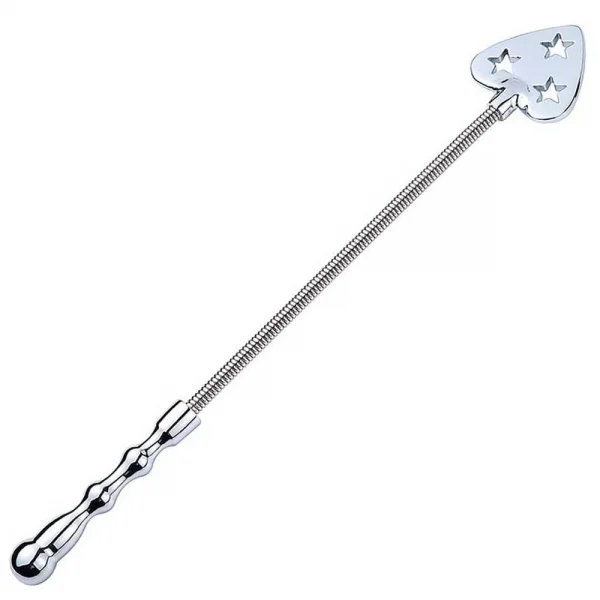 SPANKING PADDLE CHIBATA EM AÇO COM FORMATO DE CORAÇÃO - VIBE TOYS
