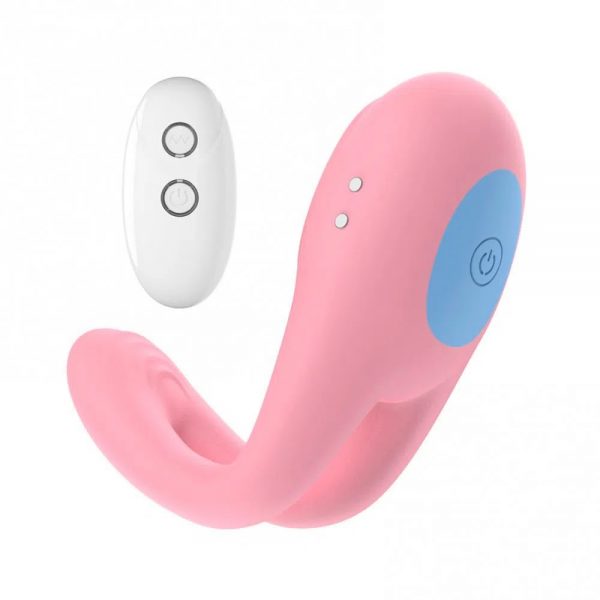 CANDY ANEL PENIANO VIBRATÓRIO COM 7 MODOS DE VIBRAÇÃO E CONTROLE (ROSA CLARO) - VIP MIX