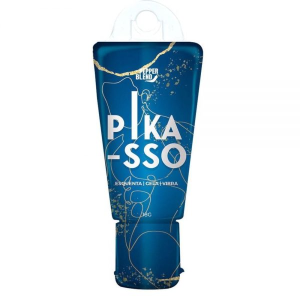 PIKASSO GEL EXCITANTE MASCULINO ESQUENTA GELA E VIBRA (PB357) 18G - PEPPER BLEND