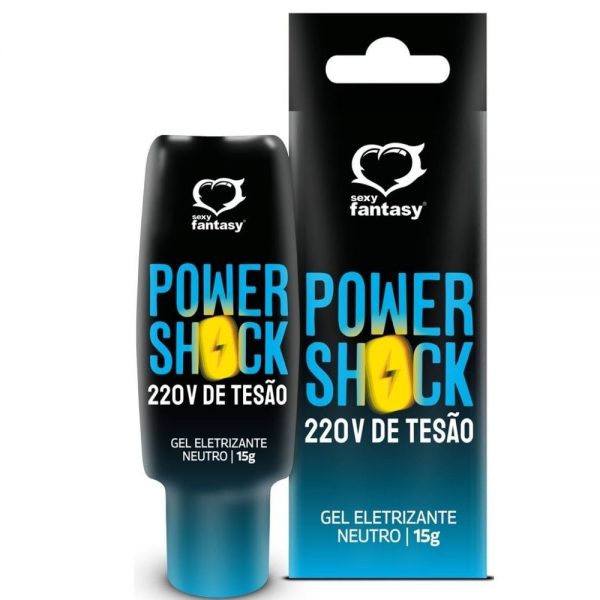 POWER SHOCK 220V DE TESÃO GEL ELETRIZANTE 15G – SEXY FANTASY