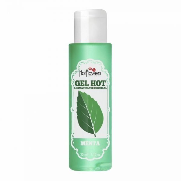 GEL HOT AROMATIZANTE MENTA (HC111) 35 ML - HOT FLOWERS