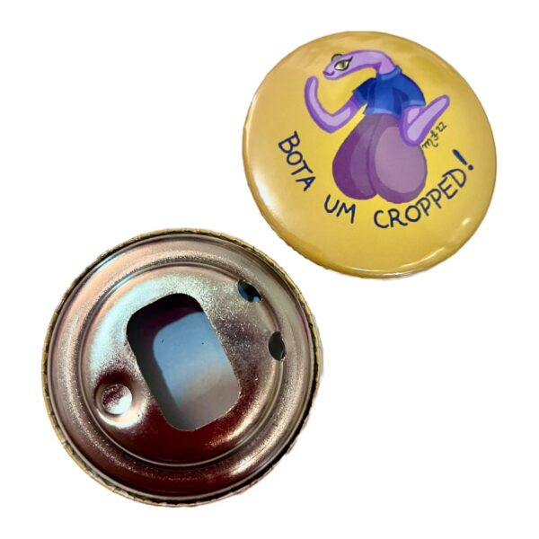 ABRIDOR DE GARRAFA BOTA UM CROPPED - MIESSCOLLECTION