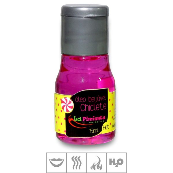 ÓLEO BEIJÁVEL HOT CHICLETE (CÓD.L137) 15ML - LA PIMENTA