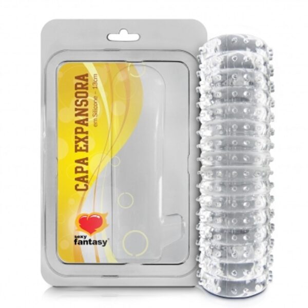 CAPA VAZADA 13 CM SILICONE (REF:700) TEXTURIZADA - SEXY FANTASY