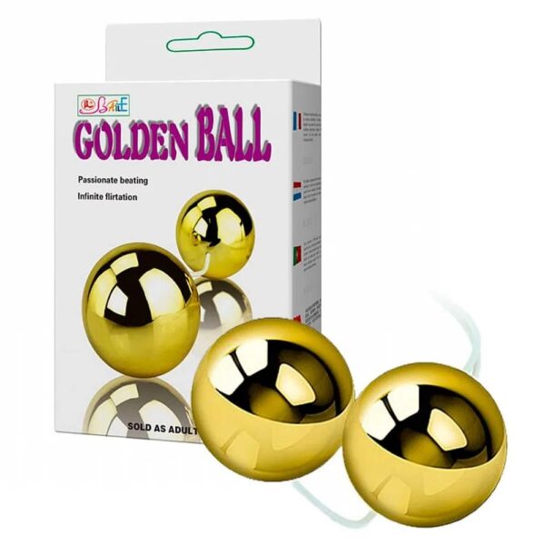 GOLDEN BALL VIBRADOR COM DUAS BOLAS BEN WA (5242) - BAILE