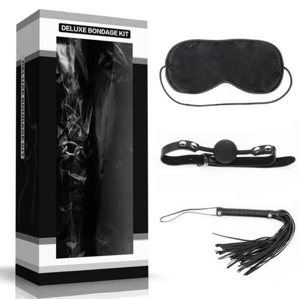 KIT FETICHE DELUXE BONDAGE (REF:5685) 3 PEÇAS - LOVETOY