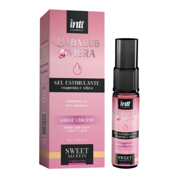 BABALUB VIBRA GEL ESTIMULANTE ESQUENTA E VIBRA SABOR CHICLETE 15G SWEET SECRET - INTT