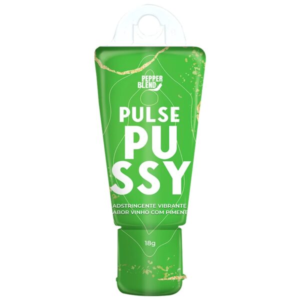 PULSE PUSSY GEL ADSTRINGENTE VIBRANTE COM SABOR VINHO COM PIMENTA (PB445) 18G - PEPPER BLEND