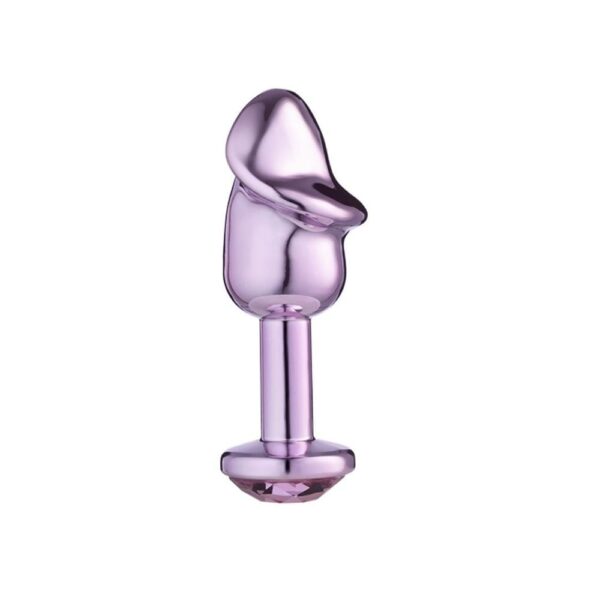 LITE PLUG ANAL PÊNIS ROXO C/ PEDRA ROXA (REF.:261) - SEXY FANTASY