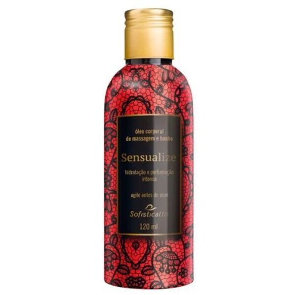 SENSUALIZE ÓLEO DE MASSAGEM CORPORAL E BANHO 120ML - SOFISTICATTO
