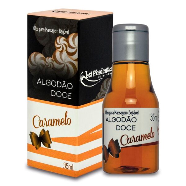 ALGODÃO DOCE ÓLEO BEIJÁVEL CARAMELO (L150) 35ML - LA PIMENTA