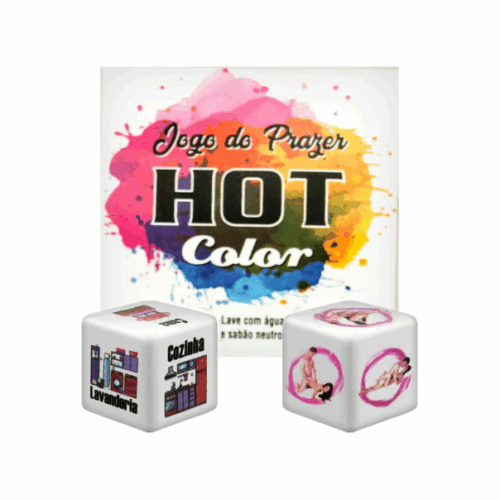JOGO DO PRAZER HOT COLOR - DIVERSÃO AO CUBO
