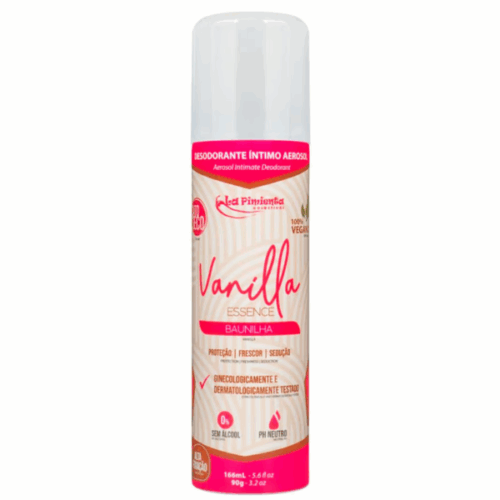 DESODORANTE ÍNTIMO VANILLA ESSENCE BAUNILHA (L719) 166ML/90G - LA PIMENTA
